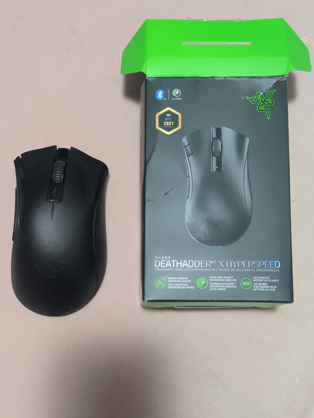 Razer DeathAdder V2 X HyperSpeed Wireless Gaming Mouse In Black